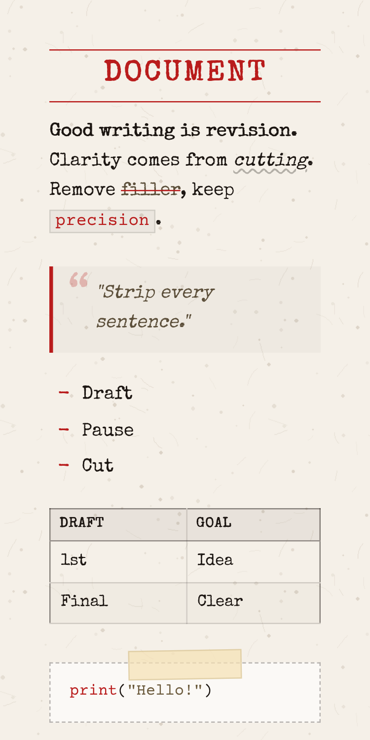 Typewriter theme preview